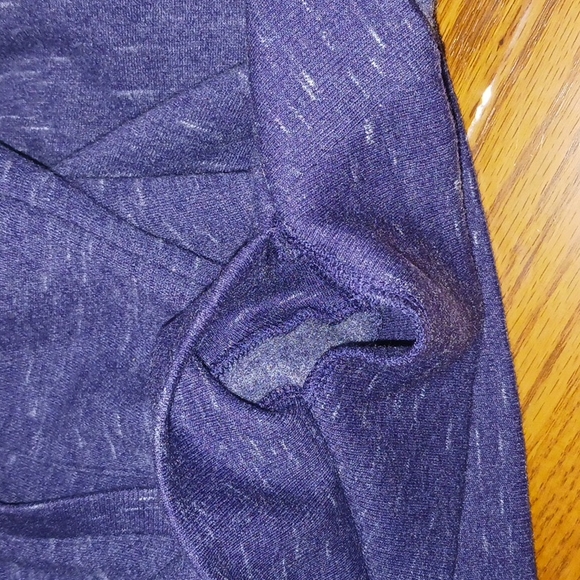 Tek Gear XL Purple sweatshirt Fleece High neck with drawstring, pockets. - Picture 5 of 5